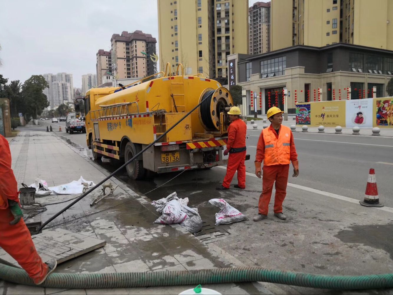 白银排污管道清淤-管道清洗