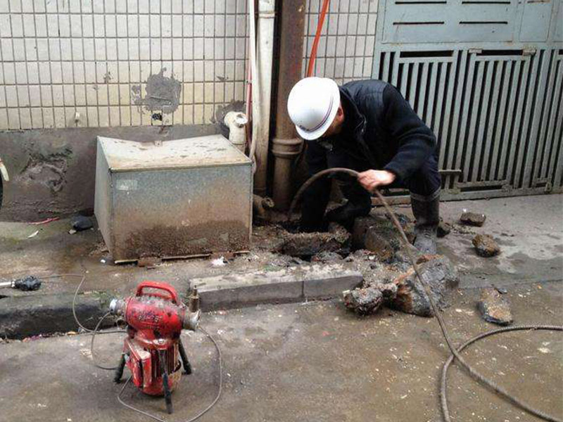 白银疏通下水道-洗菜池疏通