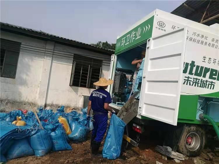 白银工业污泥压干处理